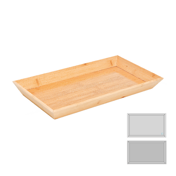 Bandeja Bambú Quadrilateral